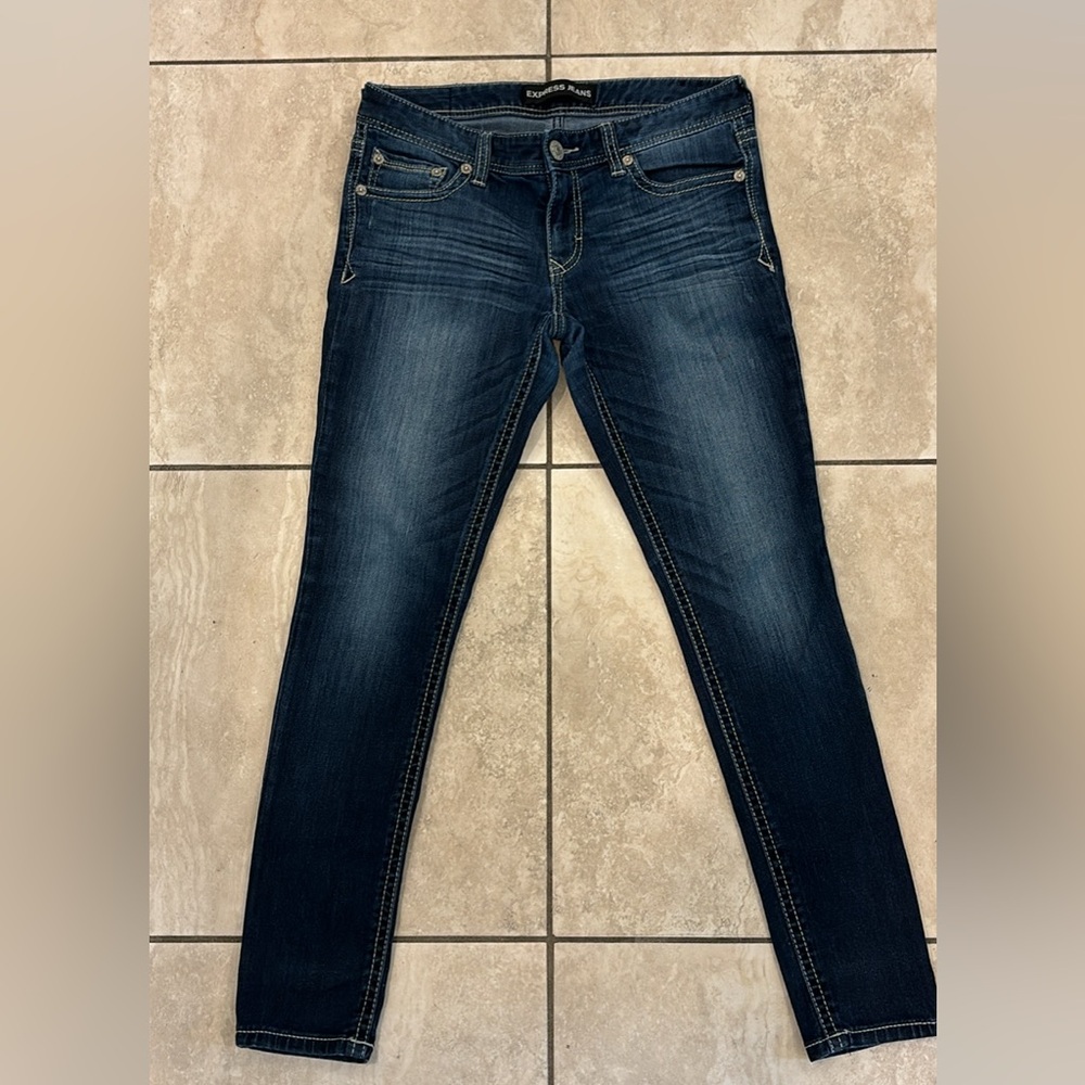 Express women’s jeans leggings size: 10